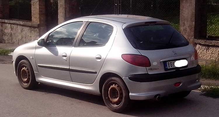 otkupljeni peugeot 206 1.1 2001. iz Beograda