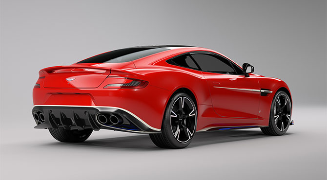 aston martin vanquish s red arrows