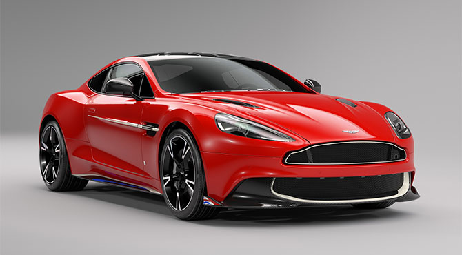 aston martin vanquish s red arrows