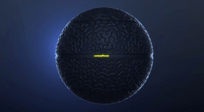 Izgled sfernih guma Goodyear eagle-360