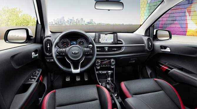 Nova Kia Picanto 2017 enterijer