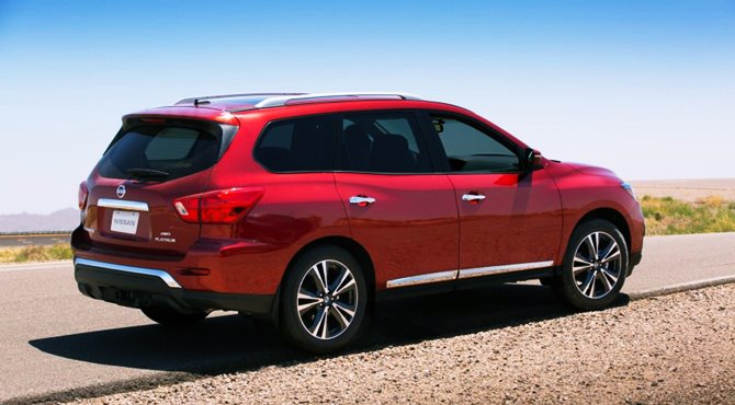 Nissan Pathfinder 2017 gepek otpozadi