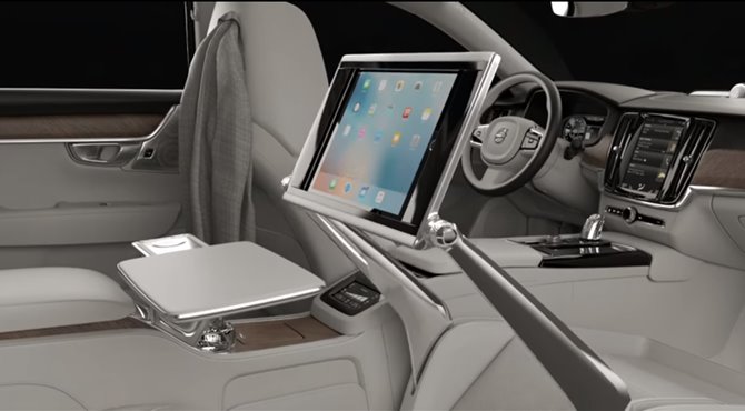 Volvo s90 Excellence displej bez sedišta suvozača